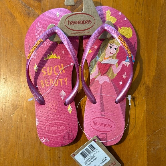 Havainas Kids Disney Princess Aurora - 3/4Y - Picture 1 of 3
